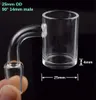 Flat Top smoking accessories 45 90 Degrees domeless quartz banger 14mm male Enail Core Reactor for water oil rig bong9341130