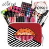 Popfeel Presentset Nybörjarsmink 24st i en påse Ögonskugga Läppglans Lip Stick Blush Concealer Kosmetisk Make Up Collection