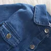 Zestawy odzieżowe Moda Dziewczyny Ubrania Garnitur Born Infant Baby Boys Denim Topy Koszula Luźne Spodnie 2 sztuk Outfits Ropa 1754 B3