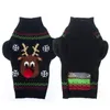 Dog Apparel Wool Coats Christmas Lovely Pet Clothes Red Nose Deer Sweater Vip Teddy Small Medium And Large7563016