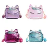 5styles Sacs à main INS Sequin licorne rabat Bébé Filles Messenger sac à bandoulière portefeuille Fille de bande dessinée Enfants Sac à bandoulière Boutique Porte-monnaie sac à main 451 K2