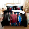 3D bedding sets Teen wolf theme 2 3 piece duvet cover with pillowcase children's adult bedroom quilt cover with pillowcase Si284d