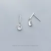 Fashion Geometric Oval Dangle Earring for Women 925 Sterling Silver AAA Zircon Wedding Gift Fine Jewelry 210707