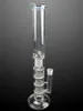 High Clear Glass Water Bong Hookah with Filters Honeycomb Perc Smoking Pipe Accessories