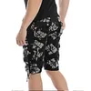 Camouflage Camo Cargo Shorts Män Märke 100% Bomull Multi-Pocket Streetwear Cargo Byxor Mens Lös komfort Kort Homme 210522