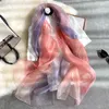 2022 Ny silke ull halsduk kvinnor mode sjalar och wraps dam resa pashmina högkvalitativa halsdukar vinter nacke wram bandana y220228