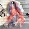 2022 New Silk Wool Scarf Women Fashion Shawls And Wraps Lady Travel Pashmina High Quality Scarves Winter Neck Wram Bandana Y220228