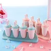 Molde de helado casero DIY, cubo de media zanahoria, máquina de paletas de verano, herramienta de cocina de plástico 210423