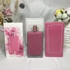 W magazynie Moda Odświeżacz Luksusowy Design Rose Frosted Butelka Fleur Musc dla jej kobiet Perfumy 100ml Długotrwały czas Spray