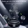 Car Aromatherapy Double Rings Rotary Suspension Rotating Air Freshener Dashboard Perfume Car Auto Diffuser Perfume Car Ornament