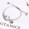 Ceramic Lucky Cat Bell Bell Braclet женские студенты подруги ручной работы красные цвета веревочка браслет