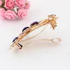 Hair Clips & Barrettes Peacock Hairpin Spring Clip Headwear Golden Plated Accessories Hairgrip Retail Birds