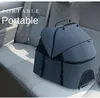 Housses de siège de voiture pour chien, étui de poussette portable pour chat, détachable, respirant, transporteur pliable pour chiot de 50kg, sac de voyage 253n