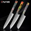 XITUO 8 polegadas Facas Chef Alto Carbono VG10 Japonês 67 camadas Damasco Faca de Cozinha Aço Inoxidável Gyuto Faca Madeira Estável Redonda