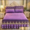 Sheets & Sets Bedding Supplies Home Textiles Garden Bedspread On The Bed Thicken Skirt Cotton Warm Line Sheet Winter Mattresses Protector Ve