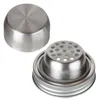 304 Stainless Steel Mason Jar Lid Silicone Sealing Plug 70mm Calibers Shaker Lids Rust Proof Drinkware Cover