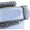 2021 Belts de créateur Belts pour hommes Femmes Belle diamant brillant Blanc54105475890405