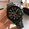 Tous les sous-cadrans travail hommes japon quartz batterie puissances mouvement montre saphir 43MM semaine calendrier 904L acier inoxydable décontracté prix de gros top calendrier montre-bracelet