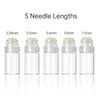 Hydra Needle 20 Pins Micro Needle Derma Stämpel Aqua Micro Channel Mesotherapy Meso Roller Gold Neet Fine Touch System