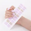 Suggerimenti/Foglio colori solidi e adesivi per nail art creativi Designer adesivi adesivi adesivi in ​​chiodo di bellezza piena