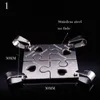 4 Stücke Beste Freunde Anhänger Frauen Edelstahl Neckless Schmuck Silber Farbe Puzzle Freundschaft Halskette Geschenk N412S01