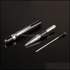 Pens Writing Office & Industrialluxury Mini Metal Ballpoint Pen Roller 1.0Mm Black Ink Business School Supplies Drop Delivery 2021 8Hfwo