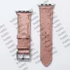 2021 Tasarımcı Moda G Watchbands Watch Band 41mm 45mm 42mm 38mm 40mm 44mm IWatch 2 3 4 5 6 7 Bantları Deri Kayış Bilezik Moda Stripes Watchband Ivy001