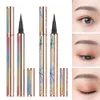 2 in 1 Tutkal Eyeliner Kalem Yanlış Vizon Kirpik Su Geçirmez Kendinden Yapışkanlı Tutkalsız Göz Kalemi Uzun Ömürlü Hızlı Kuruyan Kirpik Uzatma Makyaj Aracı