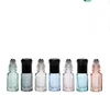 3/6/10/12 ML Octagonal Glass Bottle with black Lid, Roll on Bottle, Perfume Roller Bottles