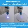 Unisex Blue Rays Computer Dames Vintage Onregelmatige Frame Gaming Bril Mannen Anti Eyes Testrain Licht Blokkering Brillen