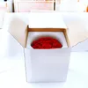Fiori di rosa immortali conservati con abbraccio Scatola regalo Bouquet da sposa Materiali Vita eterna Fiore Rosa Regalo di San Valentino 210317