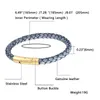 Bracelet en cuir couple artisanal bracelet en acier inoxydable bracelets de boucle en acier inoxydable1697205