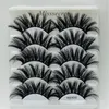 5Pairs Faux 3D Mink Eyelashes False Eyelash Natural Thick Long Eye Lashes Extension Wispy Makeup Beauty Tools