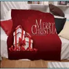 & Gardenchristmas Blanket Digital Printing Winter Thickening Double Layers Throw Blankets Mticolor Mti Pattern Home Textiles Aessories Drop