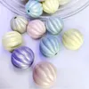 Pastel Pearl Colors Round Pumpkin Acrylic Beads 200pcs 16mm Loose Lucite Plastic DIY Necklace Earring Bracelet Beading Bead