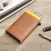 Wallet Unisex Fashion ZOVYVOL Protector Safety Men and Women Colorful PU Box RFID Case Holder Arrival Card Box