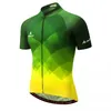 2024 jasnoniebieskie letnie Jersey Cycling Tcheflable Racing Sport Rower koszulka Męskie Krótkie ubrania rowerowe J1