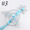 Floco de neve fita varinha coroa 2 pc conjunto de fairy varinha menina festa de natal snowflake gem sticks magic varinhas headband princesa coroa tiara