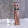 Porte-clou auriculaire solide en bois de noyer noir, support de rangement pour boucles d'oreilles, support de rangement pour bijoux à domicile, présentoir pour bracelets et bagues