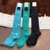 Colorful Letter Print Women Long Stockings Socks Fashion Casual Womens Cotton Sock Girls Outdoor Sports Middle Tube Stocking 35 Colors