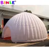 Customized white air inflatable dome tent with led lighting circus giant wedding marquee igloo party pavilion for events