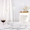 Candle Holders wholesale small high foot goblet pure gold living room romantic candlelight dinner decoration