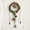 Charms Witch Door Bell Mini Broom Raw Crystal Protector Witchcraft Decoration Altar Magic Celtic Crafts Pendant Gift6077477