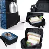 DIY Logo Student Schoolbag Three Piece Set Meal Bag Pen Lunch Bags For Printed Backpack Blank Shoulder Bag School Book Backpacks B3224940