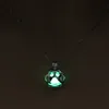 Luminous Dog Paw Locket Necklace Pendant paws Lockets Glow In The Dark Necklaces for Women Kid Fashion Jewelry Will and Sandy