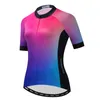 Racingjackor 2021 Cykeltröja Kvinnor Bike Road MTB Cykelskjorta Ropa Ciclismo Maillot Riding Top Mountain Clothing Pockets Summer