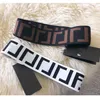 Elastisches Stirnband für Frauen Mode Trends Sport Unisex Kopfband mit Buchstabenwörtern Hohe Qualität Stirnbänder Haare Belastbare Geflochtene Jacquard Marke Stirnbänder Geschenke