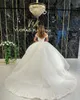 2022 Princess Ball Gown Wedding Dresses Sparkly Lace 퍼프 신부 가운에서 어깨 지퍼 뒤에 Gorgoeous Marning Dress Robe de 176j