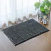 Badmattor chenille badmat fasta färger mjuka bekväma badrum vatten absorption matta dusch antislip matta