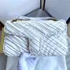 Mulheres Ombro Bolsas Cadeia Crossbody Bag Moda Quilted Coração Preto Branco Letra de Couro Handbags Feminino Famoso Designer Bolsa De Bolsa